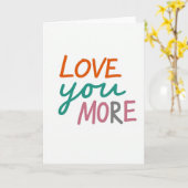 Carte Je T'Aime Plus (Fleur jaune)