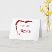 Carte Je t'aime plus (Fleur jaune)