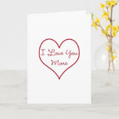 Carte Je t'aime plus (Fleur jaune)