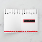 Carte Je t'aime plus, je t'aime le plus Romantique Flirt (Intérieur)