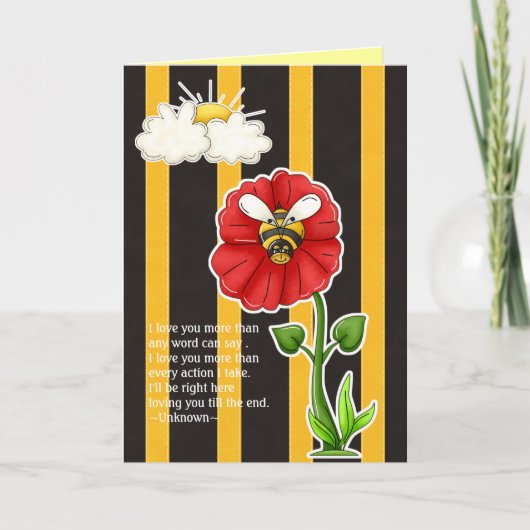 Carte Je t'aime plus que…. (Devant)