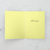 Carte Je t'aime plus que…. (Intérieur)