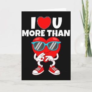 Carte Je t'aime plus que 67 Saint-Valentin 6 7 Meme S