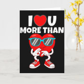 Carte Je t'aime plus que 67 Saint-Valentin 6 7 Meme S (Fleur jaune)