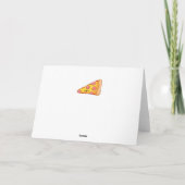 Carte Je t'aime plus que la pizza peut-être (Dos)