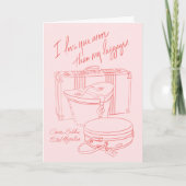Carte "Je t'aime plus que mes bagages" (Devant)