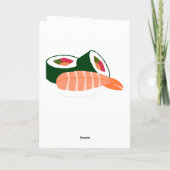 CARTE JE T'AIME PLUS QUE SUSHI (Dos)