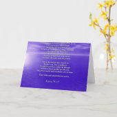 Carte Je t'aime poème (Fleur jaune)