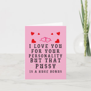 Carte Je t'aime pour ta personnalité