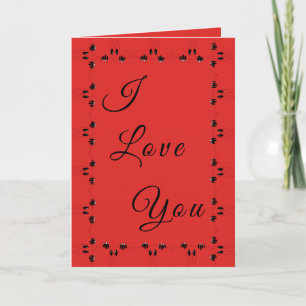 Carte Je T'Aime Pour Toi - Couleurs Personnalisées
