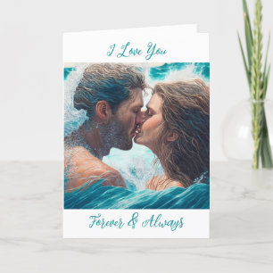 Carte Je t'aime pour toujours et à jamais Romantique