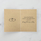 Carte Je t'aime, Saint-Valentin (Intérieur)