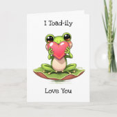 Carte Je T'Aime | Saint Valentin Chibi Toad (Devant)
