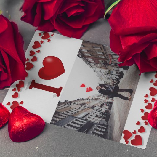 Carte Je t'aime Saint-Valentin personnalisé 