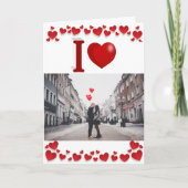 Carte Je t'aime Saint-Valentin personnalisé  (Devant)