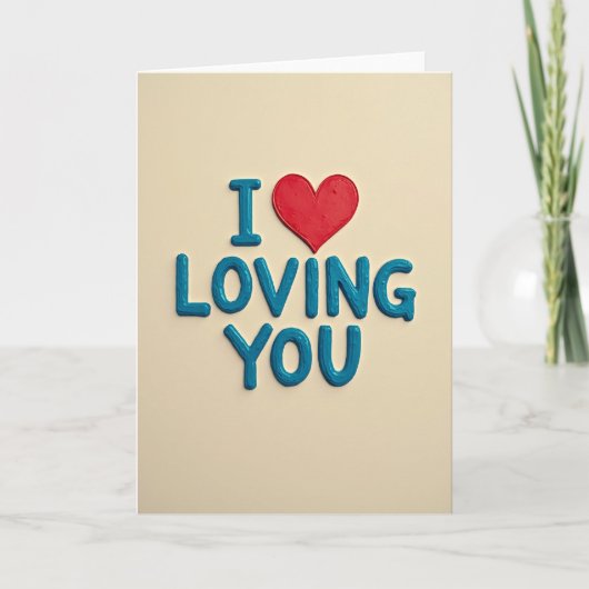 Carte Je T'aime T'aimer (Devant)