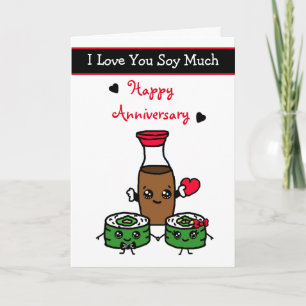 Carte Je T'Aime Tant De Sushi Pun