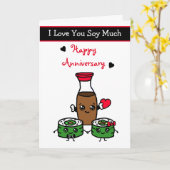 Carte Je T'Aime Tant De Sushi Pun (Fleur jaune)