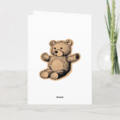 Carte Je T'Aime Tant - Ours (Dos)