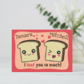 Carte Je T'aime Tellement| Kawaii Love Saint-Valentin (Debout devant)