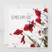 Carte Je t'aime tellement mon amour (Dos)