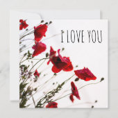 Carte Je t'aime tellement mon amour (Devant)