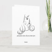 Carte Je t'aime tellement qu'il a le coeur minuscules Co (Dos)