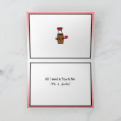 Carte Je t'aime tellement Sushi jeu de mots (Intérieur)