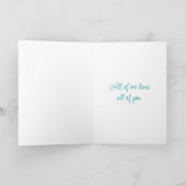 Carte Je t'aime tous | Anniversaire (Intérieur)
