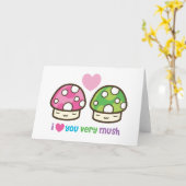 Carte je t'aime très bouillie de maïs (Fleur jaune)