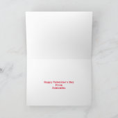 Carte Je T'Aime Un Bunchie Punny Valentine (Intérieur)