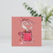 Carte Je t'aime un latte (Debout devant)