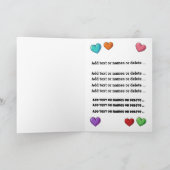 Carte JE T'AIME - Voir à l'intérieur. (Intérieur)