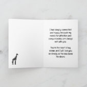 Carte « Je t'aimerai toujours, baleine » (Intérieur)