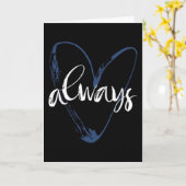 CARTE JE T'AIMERAI "TOUJOURS" ET "POUR TOUJOURS" (Fleur jaune)