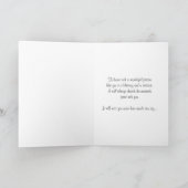 Carte Je t'aimerai toujours, hospice (Intérieur)