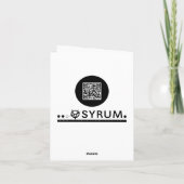 Carte je t'apporte du papier (Dos)