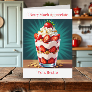 Carte Je t'apprécie beaucoup Bestie