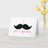 Carte Je te pose une question ? (Fleur jaune)