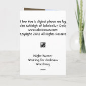 Carte Je Te Vois (Dos)