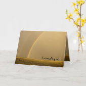 Carte Je tenais la main... (Fleur jaune)