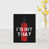 Carte Je Toucherais Cette Drôle Idée Cadeau De Boxe Pour (Fleur jaune)