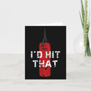 Carte Je Toucherais Cette Drôle Idée Cadeau De Boxe Pour
