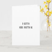 CARTE JE VAIS VOUS DÉCOUVRIR. (Fleur jaune)