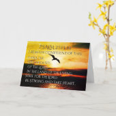 Carte Je verrai la qualité du 27:13 de seigneur Psalm - (Fleur jaune)