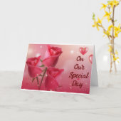 CARTE **JE VEUX CÉLÉBRER NOTRE** ANNIVERSAIRE SPÉCIAL (Fleur jaune)