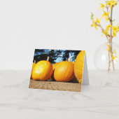 Carte Je veux être Jack-o'-lantern (Fleur jaune)
