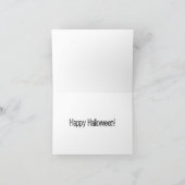 Carte Je veux être Jack-o'-lantern (Intérieur)