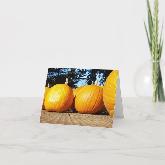 Carte Je veux être Jack-o'-lantern (Devant)