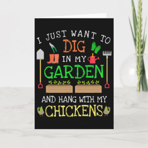 Carte Je veux juste creuser dans mon jardin et traîner a